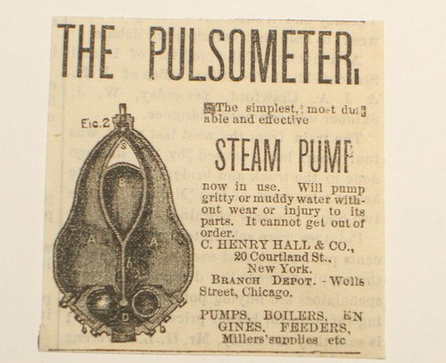 1875 pulsometer steam pump - 1875,